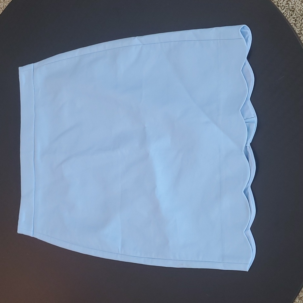 J Crew Scalloped Pencil Skirt 00